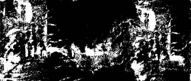 Paslanmış metalin sıkıntılı örtülü dokusu. Grunge Siyah ve Beyaz Urban dokusu. Koyu Dağınık Toz Örtüsü Tehlike Arkaplanı. Grunge Doku Vektörü