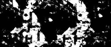 Grunge üst üste biniyor. Soyut siyah ve beyaz vektör arkaplanı. 