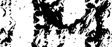 Grunge üst üste biniyor. Soyut siyah ve beyaz vektör arkaplanı. 