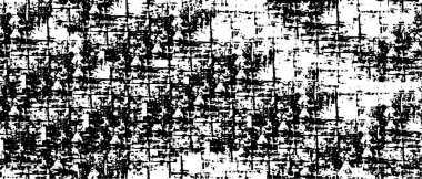 Soyut grunge ızgara çizgisi yarım ton arkaplan deseni. Siyah ve beyaz çizgi vektör çizimi