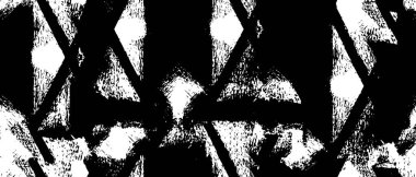 Soyut grunge ızgara çizgisi yarım ton arkaplan deseni. Siyah ve beyaz çizgi vektör çizimi