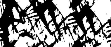 Rough black and white texture vector. Distressed overlay texture. Grunge background. Abstract textured effect. Vector Illustration. Black isolated on white background.