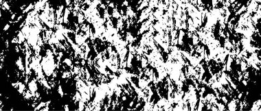 Grunge black and white pattern. Monochrome particles abstract texture. Background of cracks, scuffs, chips, stains, ink spots, lines. Dark design background surface. Gray printing element