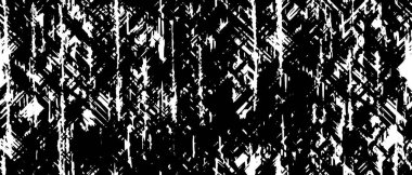 Grunge black and white pattern. Monochrome particles abstract texture. Background of cracks, scuffs, chips, stains, ink spots, lines. Dark design background surface. Gray printing element