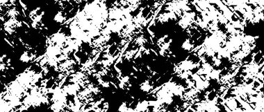 Grunge black and white pattern. Monochrome particles abstract texture. Background of cracks, scuffs, chips, stains, ink spots, lines. Dark design background surface. Gray printing element