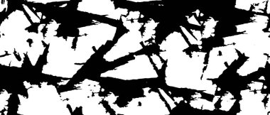 Grunge black and white pattern. Monochrome particles abstract texture. Background of cracks, scuffs, chips, stains, ink spots, lines. Dark design background surface. Gray printing element