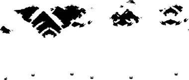 Grunge üst üste biniyor. Soyut siyah-beyaz vektör arkaplanı. Çatlak, leke ve noktalarda kirli desenli tek renkli klasik yüzey. Karanlık korku tarzında eski bir duvar.