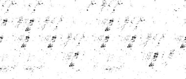 Grunge üst üste biniyor. Soyut siyah-beyaz vektör arkaplanı. Çatlak, leke ve noktalarda kirli desenli tek renkli klasik yüzey. Karanlık korku tarzında eski bir duvar.