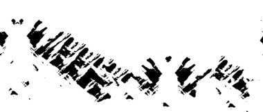 Grunge üst üste biniyor. Soyut siyah-beyaz vektör arkaplanı. Çatlak, leke ve noktalarda kirli desenli tek renkli klasik yüzey. Karanlık korku tarzında eski bir duvar.