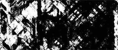  Soyut siyah-beyaz vektör arkaplanı. Tek renkli vintage yüzey 