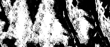 Grunge üst üste biniyor. Soyut siyah-beyaz vektör arkaplanı. Tek renkli vintage yüzey 