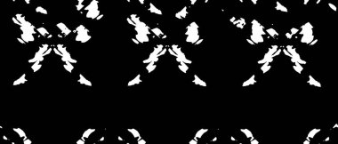 Grunge üst üste biniyor. Soyut siyah-beyaz vektör arkaplanı. Çatlak, leke ve noktalarda kirli desenli tek renkli klasik yüzey. Karanlık korku tarzında eski bir duvar.