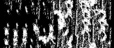 Grunge üst üste biniyor. Soyut siyah-beyaz vektör arkaplanı. Çatlak, leke ve noktalarda kirli desenli tek renkli klasik yüzey. Karanlık korku tarzında eski bir duvar.