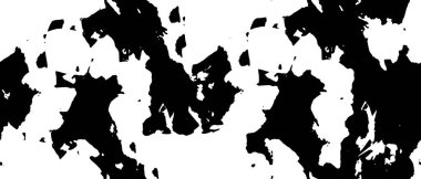 Grunge üst üste biniyor. Soyut siyah-beyaz vektör arkaplanı. Çatlak, leke ve noktalarda kirli desenli tek renkli klasik yüzey. Karanlık korku tarzında eski bir duvar.