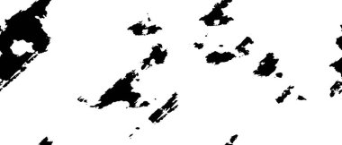 siyah beyaz boya dokusu, soyut grunge arkaplan, vektör illüstrasyonu 