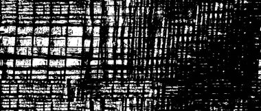 Grunge üst üste biniyor. Soyut siyah-beyaz vektör arkaplanı. Çatlak, leke ve noktalarda kirli desenli tek renkli klasik yüzey. Karanlık korku tarzında eski bir duvar.