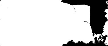 Grunge üst üste biniyor. Soyut siyah-beyaz vektör arkaplanı. Çatlak, leke ve noktalarda kirli desenli tek renkli klasik yüzey. Karanlık korku tarzında eski bir duvar.