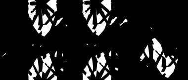 Grunge üst üste biniyor. Soyut siyah-beyaz vektör arkaplanı. Çatlak, leke ve noktalarda kirli desenli tek renkli klasik yüzey. Karanlık korku tarzında eski bir duvar.