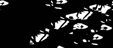 Grunge üst üste biniyor. Soyut siyah-beyaz vektör arkaplanı. Çatlak, leke ve noktalarda kirli desenli tek renkli klasik yüzey. Karanlık korku tarzında eski bir duvar.