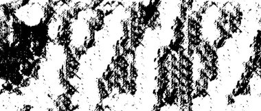 Grunge üst üste biniyor. Soyut siyah-beyaz vektör arkaplanı. Çatlak, leke ve noktalarda kirli desenli tek renkli klasik yüzey. Karanlık korku tarzında eski bir duvar.