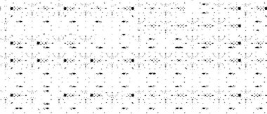 Grunge üst üste biniyor. Soyut siyah-beyaz vektör arkaplanı. Çatlak, leke ve noktalarda kirli desenli tek renkli klasik yüzey. Karanlık korku tarzında eski bir duvar.