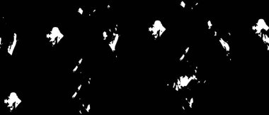 Grunge üst üste biniyor. Soyut siyah-beyaz vektör arkaplanı. Çatlak, leke ve noktalarda kirli desenli tek renkli klasik yüzey. Karanlık korku tarzında eski bir duvar.