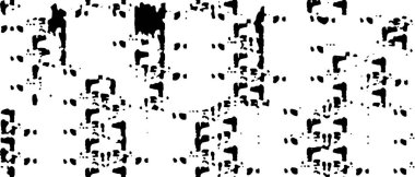 Sert siyah-beyaz doku vektörü. Derinden örtülmüş doku. Grunge 'un geçmişi. Soyut doku etkisi. Vektör İllüstrasyonu. 