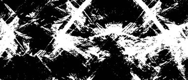 Sert siyah-beyaz doku vektörü. Derinden örtülmüş doku. Grunge 'un geçmişi. Soyut doku etkisi. Vektör İllüstrasyonu. 
