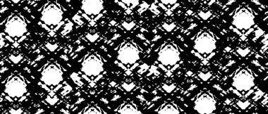 Grunge üst üste biniyor. Soyut siyah-beyaz vektör arkaplanı. Çatlak, leke ve noktalarda kirli desenli tek renkli klasik yüzey. Karanlık korku tarzında eski bir duvar.