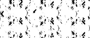 Grunge üst üste biniyor. Soyut siyah-beyaz vektör arkaplanı. Çatlak, leke ve noktalarda kirli desenli tek renkli klasik yüzey. Karanlık korku tarzında eski bir duvar.