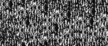 Grunge üst üste biniyor. Soyut siyah-beyaz vektör arkaplanı. Çatlak, leke ve noktalarda kirli desenli tek renkli klasik yüzey. Karanlık korku tarzında eski bir duvar.