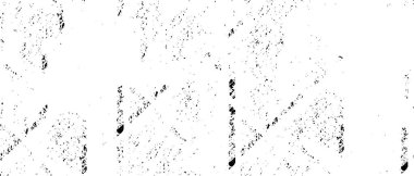 Siyah ve beyaz soyut arka plan. Noktaların, çatlakların, tozların, lekelerin tek renkli dokusu. Yazdırma ve tasarım için desen