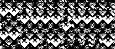 Siyah ve beyaz soyut arka plan. Noktaların, çatlakların, tozların, lekelerin tek renkli dokusu. Yazdırma ve tasarım için desen