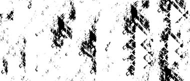 Siyah ve beyaz soyut arka plan. Noktaların, çatlakların, tozların, lekelerin tek renkli dokusu. Yazdırma ve tasarım için desen