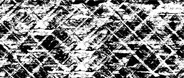 Siyah ve beyaz soyut arka plan. Noktaların, çatlakların, tozların, lekelerin tek renkli dokusu. Yazdırma ve tasarım için desen