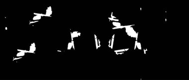 Siyah ve beyaz soyut arka plan. Noktaların, çatlakların, tozların, lekelerin tek renkli dokusu. Yazdırma ve tasarım için desen