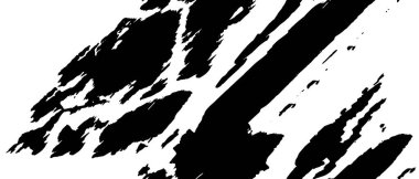 Siyah ve beyaz soyut arka plan. Noktaların, çatlakların, tozların, lekelerin tek renkli dokusu. Yazdırma ve tasarım için desen