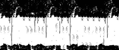 Siyah ve beyaz soyut arka plan. Noktaların, çatlakların, tozların, lekelerin tek renkli dokusu. Yazdırma ve tasarım için desen