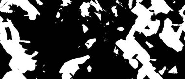 Grunge üst üste biniyor. Soyut siyah-beyaz vektör arkaplanı. Çatlak, leke ve noktalarda kirli desenli tek renkli klasik yüzey. Karanlık korku tarzında eski bir duvar.