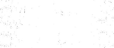 Grunge üst üste biniyor. Soyut siyah-beyaz vektör arkaplanı. Çatlak, leke ve noktalarda kirli desenli tek renkli klasik yüzey. Karanlık korku tarzında eski bir duvar.