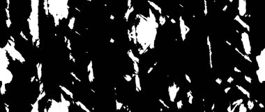 Grunge üst üste biniyor. Soyut siyah-beyaz vektör arkaplanı. Çatlak, leke ve noktalarda kirli desenli tek renkli klasik yüzey. Karanlık korku tarzında eski bir duvar.