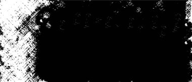 Grunge üst üste biniyor. Soyut siyah-beyaz vektör arkaplanı. Çatlak, leke ve noktalarda kirli desenli tek renkli klasik yüzey. Karanlık korku tarzında eski bir duvar.