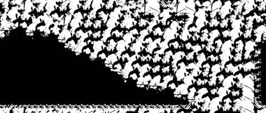 siyah ve beyaz grunge dokusu, vektör arkaplanı, soyut arkaplan  