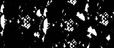 Soyut grunge arkaplanı. Monokrom dokusu. Siyah ve beyaz desenli arkaplan 