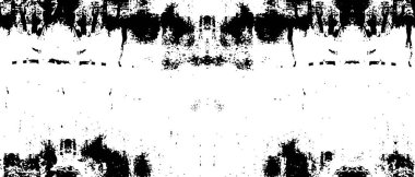 soyut siyah ve beyaz grunge noktalı desen, vektör illüstrasyonu