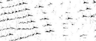 Grunge üst üste biniyor. Soyut siyah-beyaz vektör arkaplanı. Çatlak, leke ve noktalarda kirli desenli tek renkli klasik yüzey. Karanlık korku tarzında eski bir duvar.