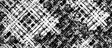 Grunge üst üste biniyor. Soyut siyah-beyaz vektör arkaplanı. Çatlak, leke ve noktalarda kirli desenli tek renkli klasik yüzey. Karanlık korku tarzında eski bir duvar.
