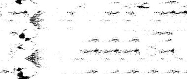 Grunge üst üste biniyor. Soyut siyah-beyaz vektör arkaplanı. Çatlak, leke ve noktalarda kirli desenli tek renkli klasik yüzey. Karanlık korku tarzında eski bir duvar.