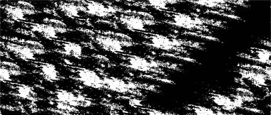 Grunge üst üste biniyor. Soyut siyah-beyaz vektör arkaplanı. Çatlak, leke ve noktalarda kirli desenli tek renkli klasik yüzey. Karanlık korku tarzında eski bir duvar.