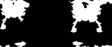 Grunge üst üste biniyor. Soyut siyah-beyaz vektör arkaplanı. Çatlak, leke ve noktalarda kirli desenli tek renkli klasik yüzey. Karanlık korku tarzında eski bir duvar.